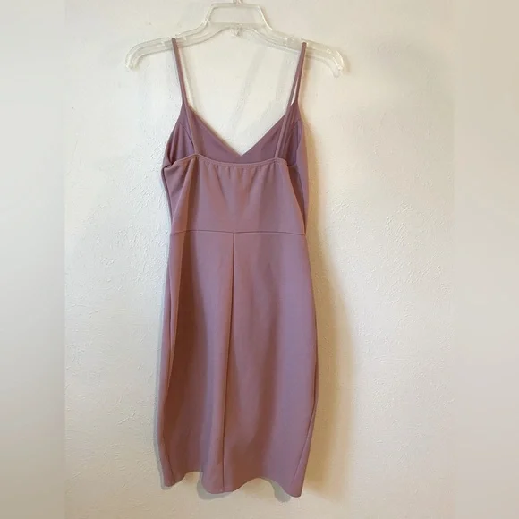 🔅Host Pick🔅 Lulu’s Forever Your Girl Mauve Pink Bodycon Dress Size S - Picture 6 of 7